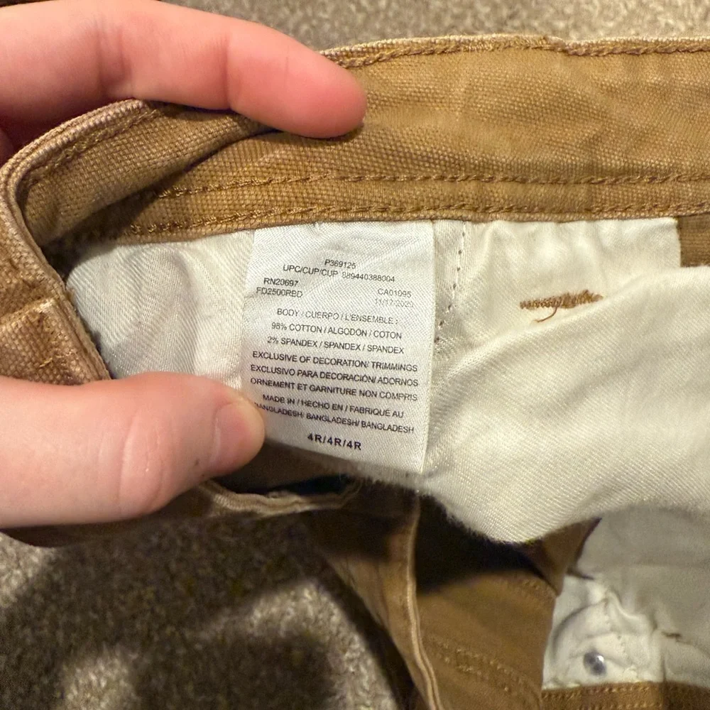 Dickies Tan Paint-Splattered Carpenter Pants - Picture 4 of 4